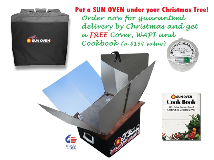 Something to ponder and consider for Christmas...A sun oven deal!
